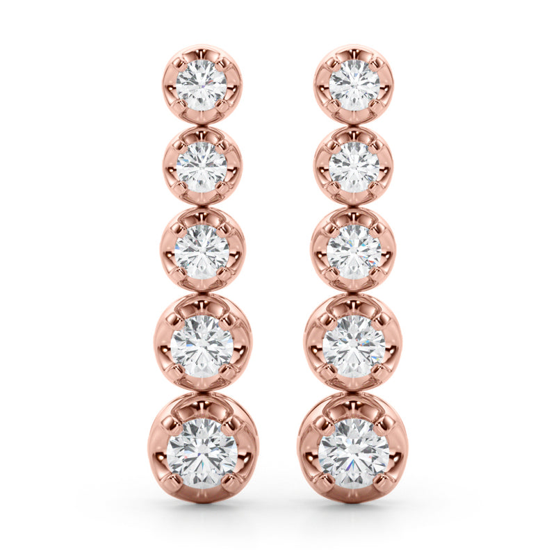 Olympia Diamond Dangle Earrings
