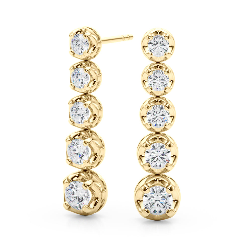 Olympia Diamond Dangle Earrings