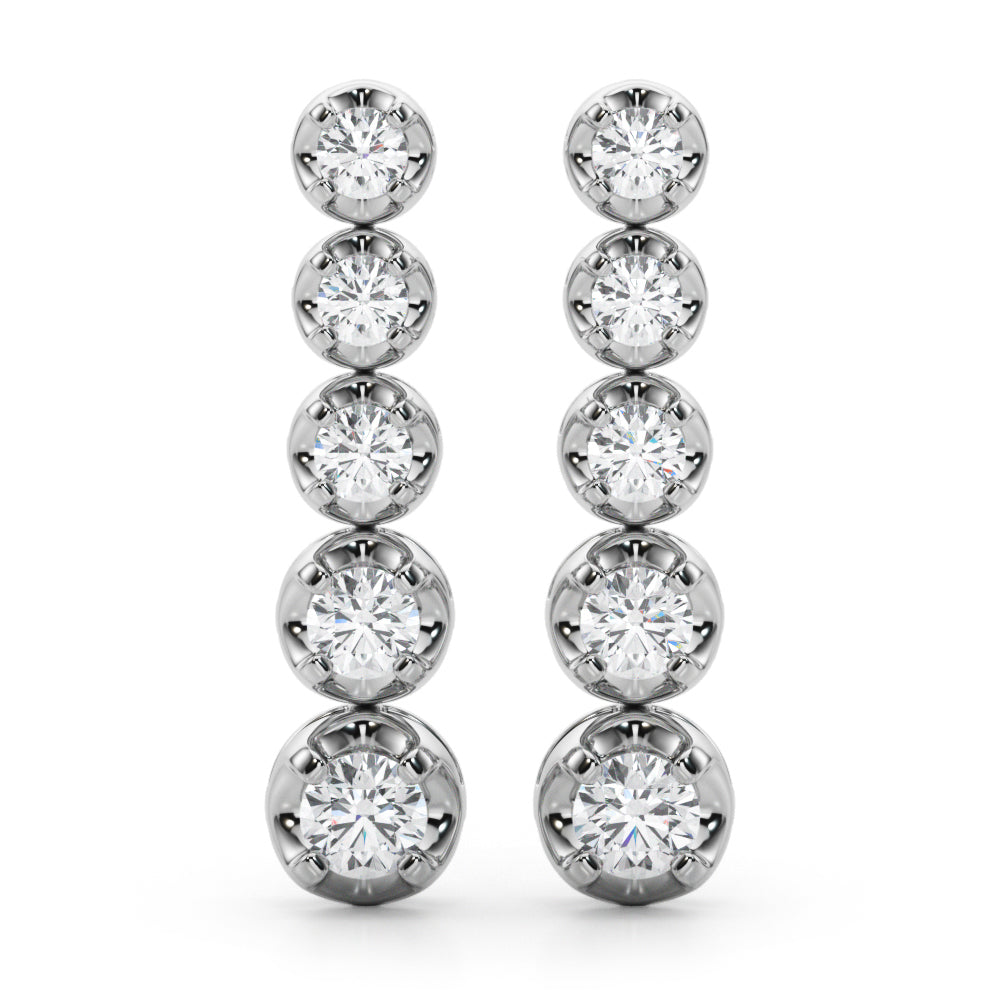 Olympia Diamond Dangle Earrings