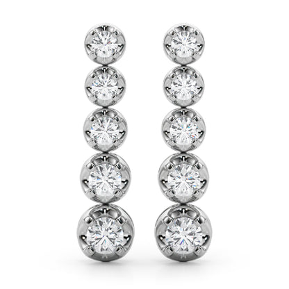 Olympia Diamond Dangle Earrings