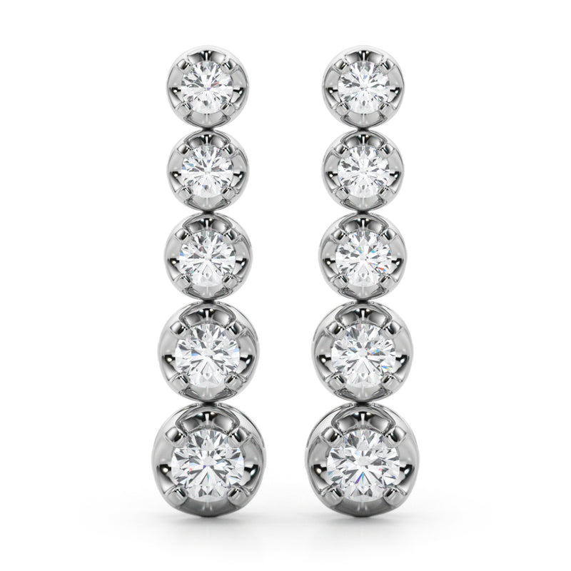 Olympia Diamond Dangle Earrings