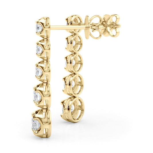 Olympia Diamond Dangle Earrings
