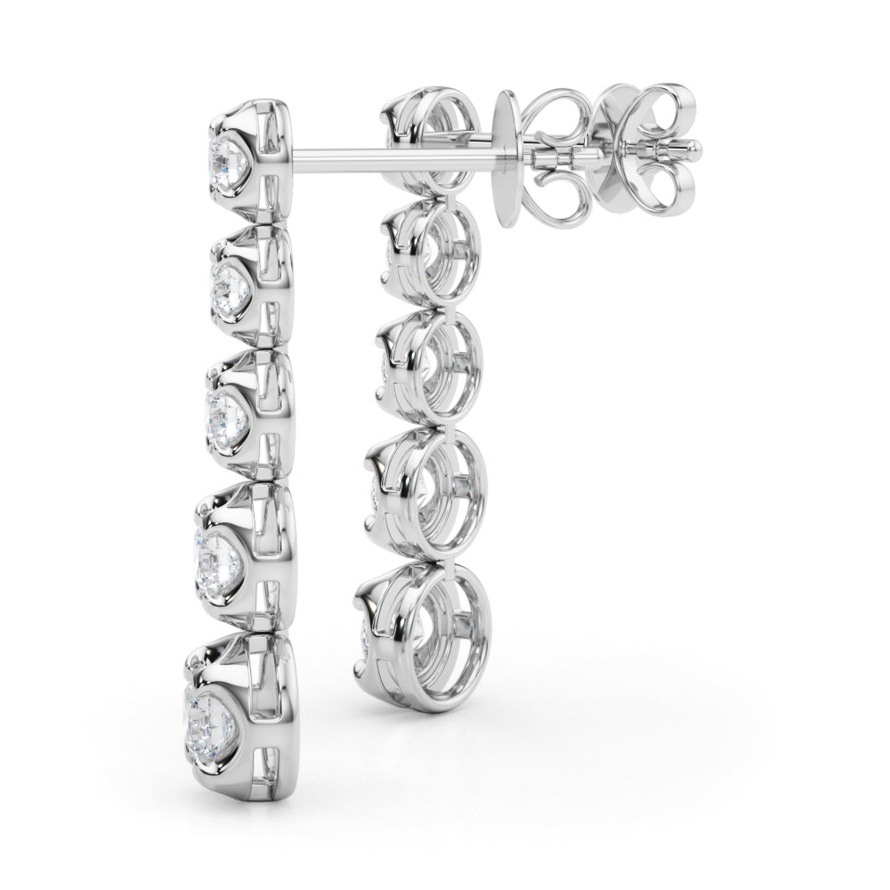 Olympia Diamond Dangle Earrings