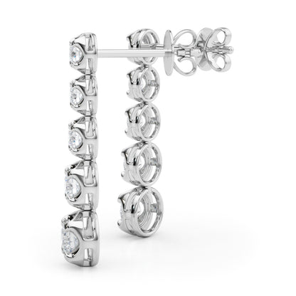 Olympia Diamond Dangle Earrings