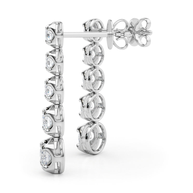 Olympia Diamond Dangle Earrings
