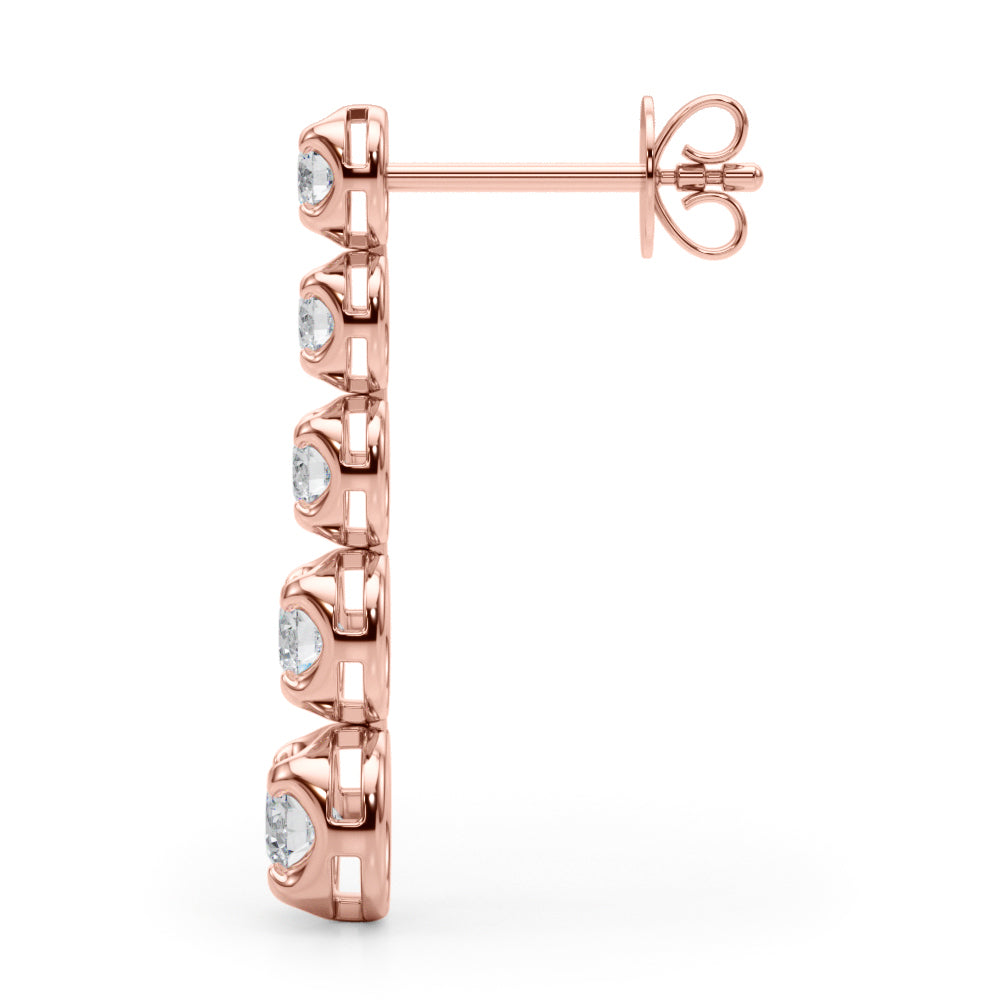Olympia Diamond Dangle Earrings