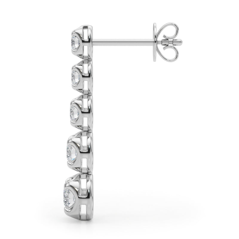 Olympia Diamond Dangle Earrings