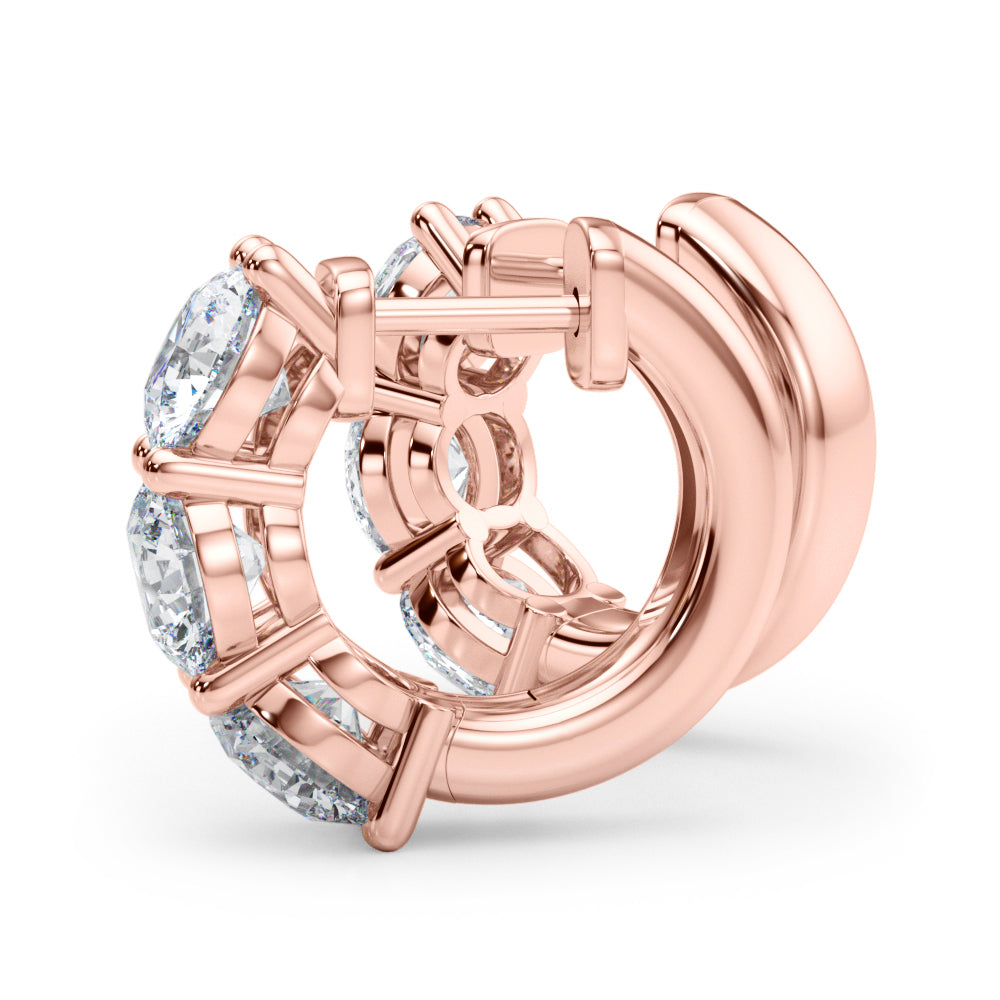 Rosemonde Diamond Huggie Earrings