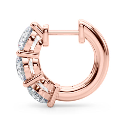 Rosemonde Diamond Huggie Earrings