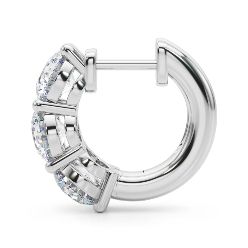 Rosemonde Diamond Huggie Earrings