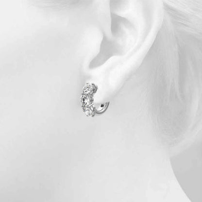 Rosemonde Diamond Huggie Earrings