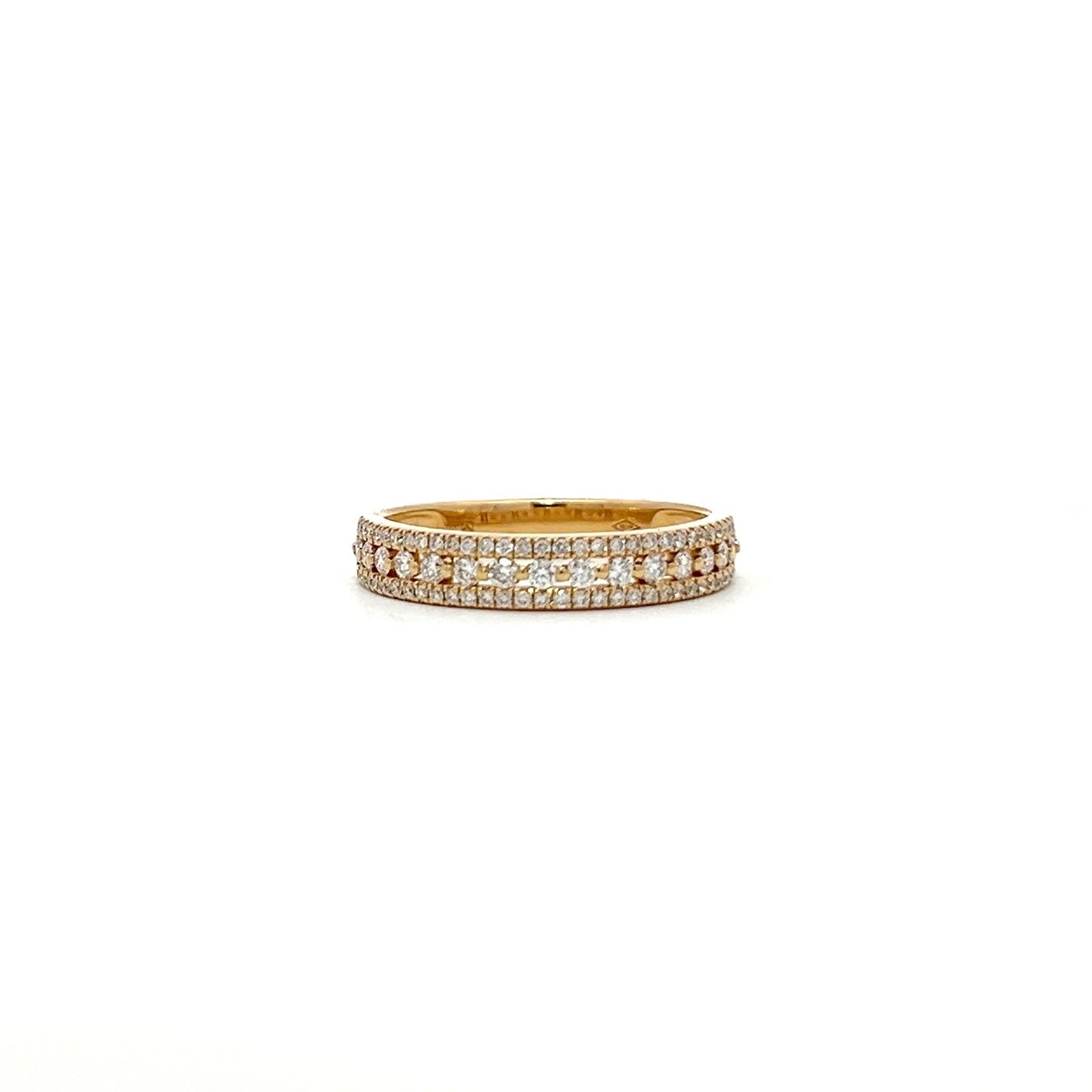 0.41ctw Yellow gold minimalistic ring