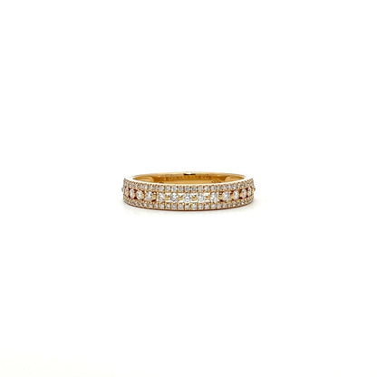 0.41ctw Yellow gold minimalistic ring