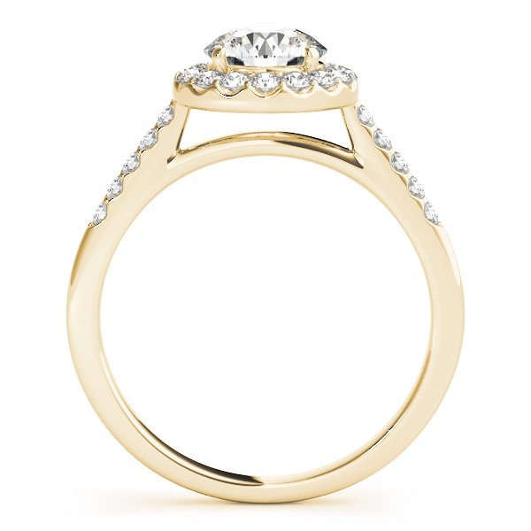 Maia Round Halo Engagement Ring