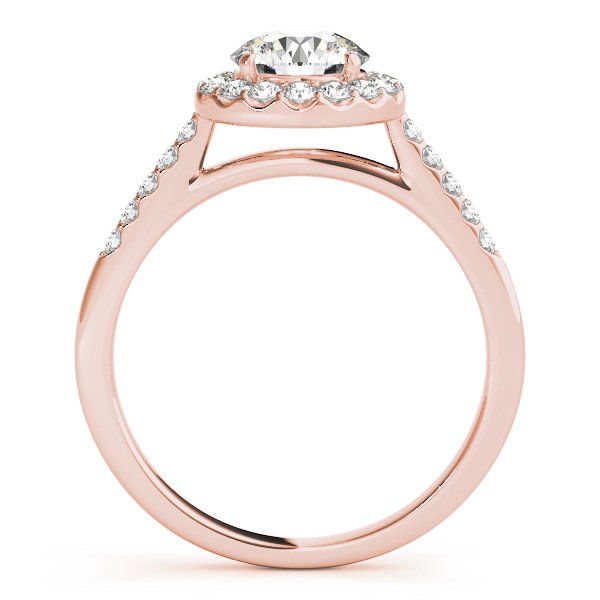 Maia Round Halo Engagement Ring