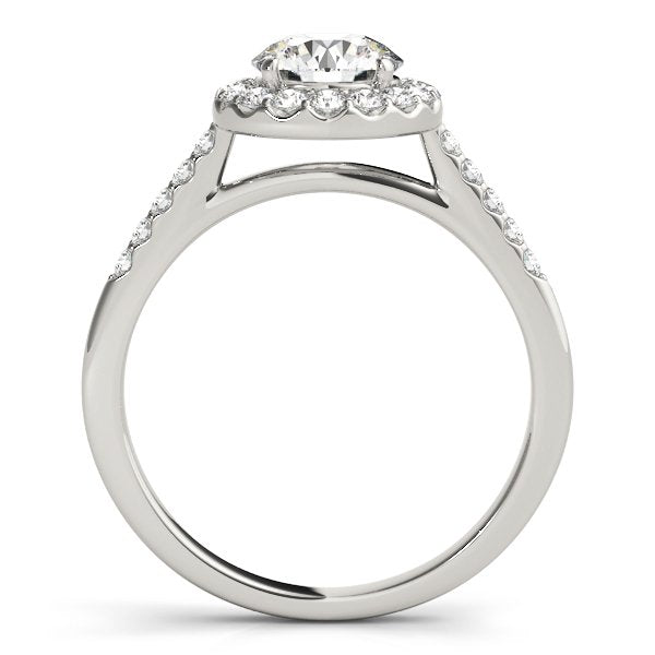 Maia Round Halo Engagement Ring