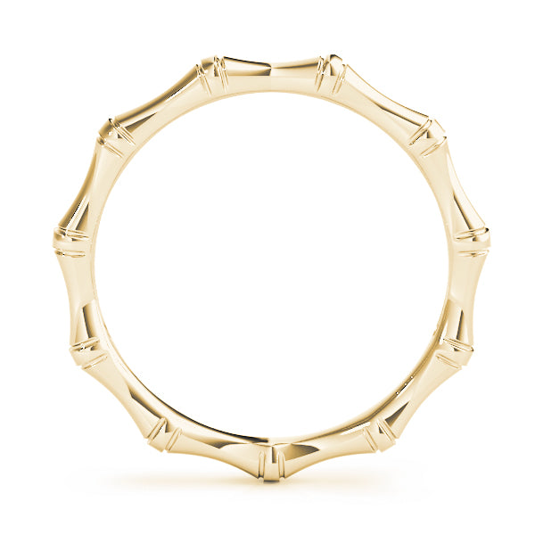 Beatrice Bamboo Textured Wedding Band