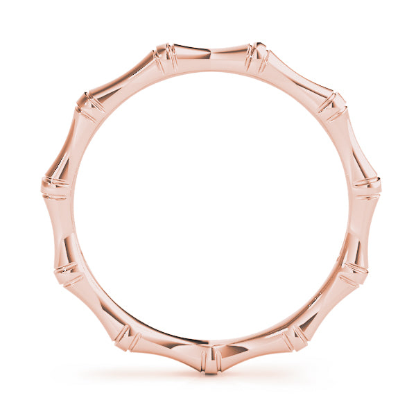 Beatrice Bamboo Textured Wedding Band