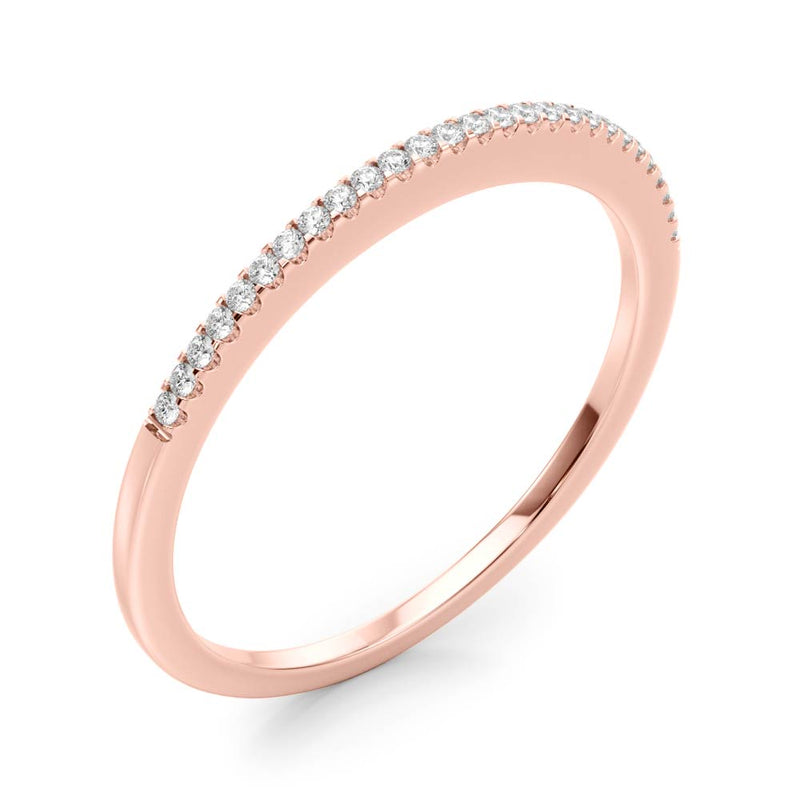 Mirelle Prong Diamond Half Eternity Band
