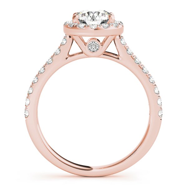 Louise Round Halo Engagement Ring
