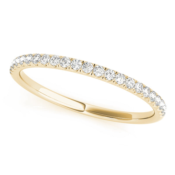 Agnes Prong Set Stackable Band