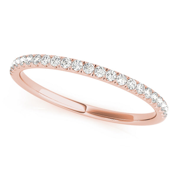 Agnes Prong Set Stackable Band