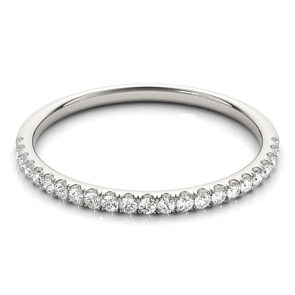 Agnes Prong Set Stackable Band