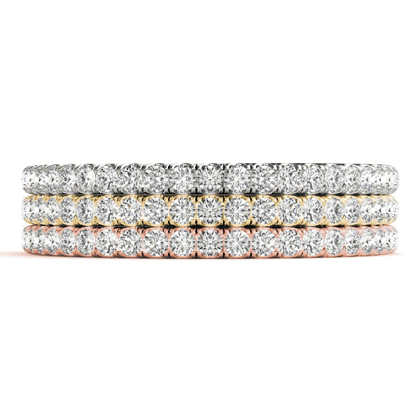 Agnes Prong Set Stackable Band