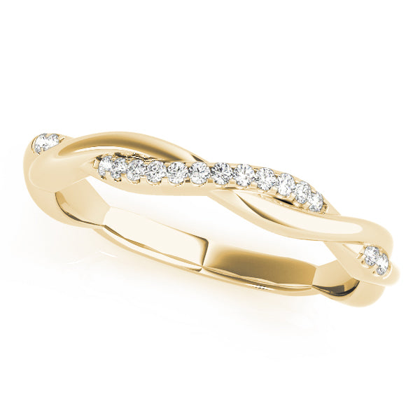 Milene Twisted Diamond Band