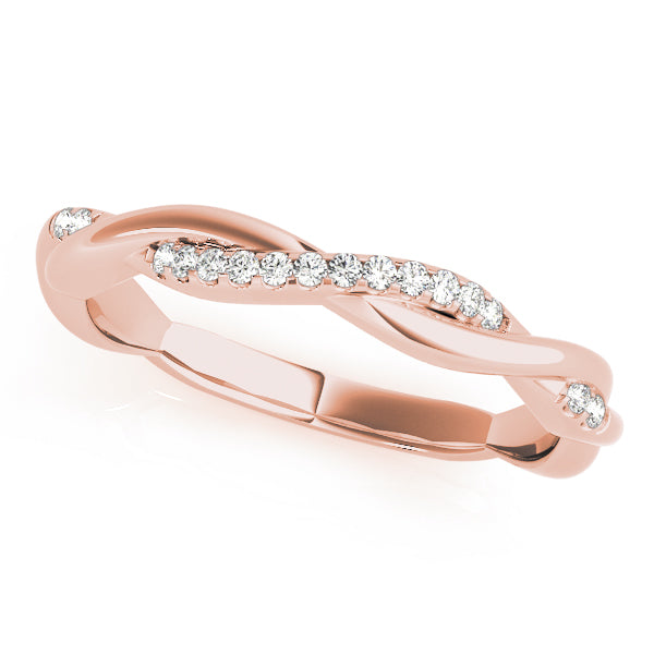 Milene Twisted Diamond Band