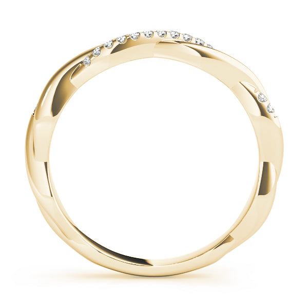 Milene Twisted Diamond Band