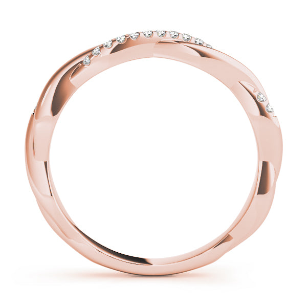 Milene Twisted Diamond Band