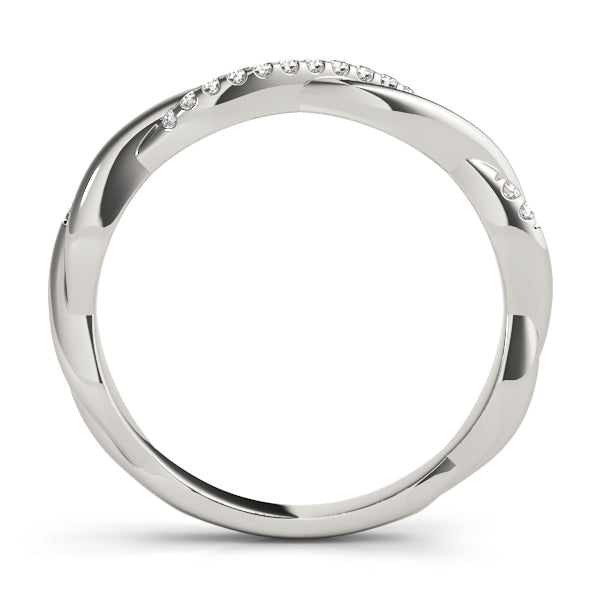 Milene Twisted Diamond Band