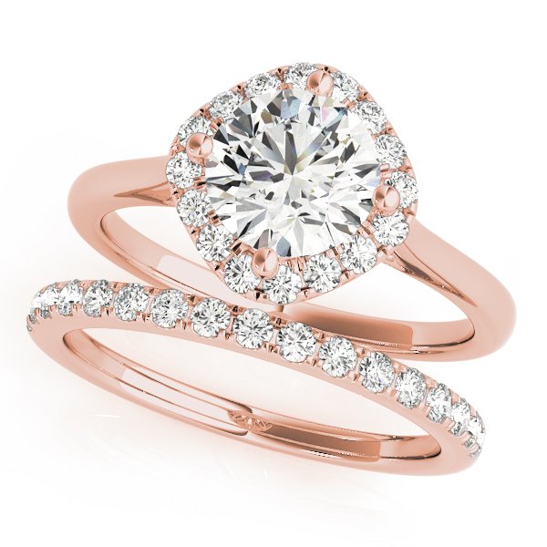 Livia Cushion Halo Engagement Ring