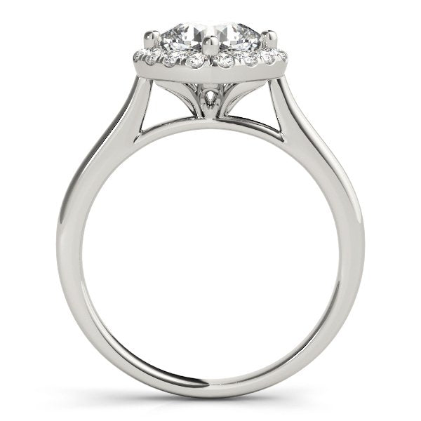 Livia Cushion Halo Engagement Ring