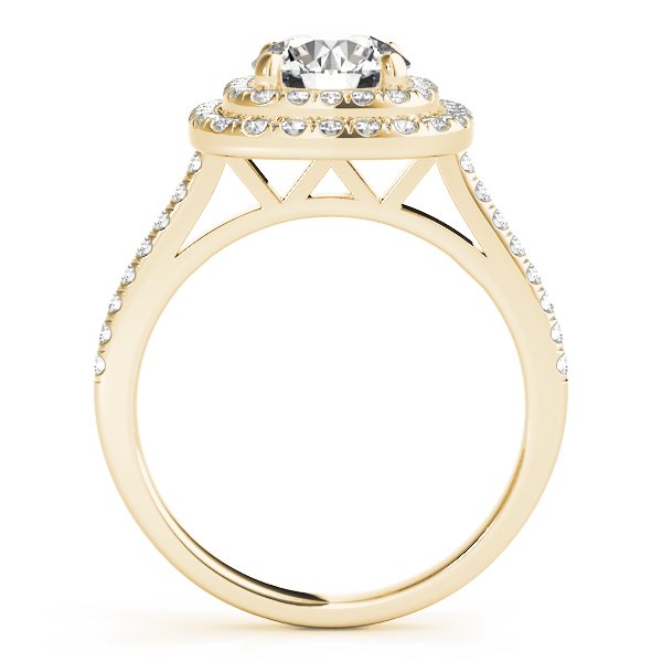 Lara Round Halo Engagement Ring