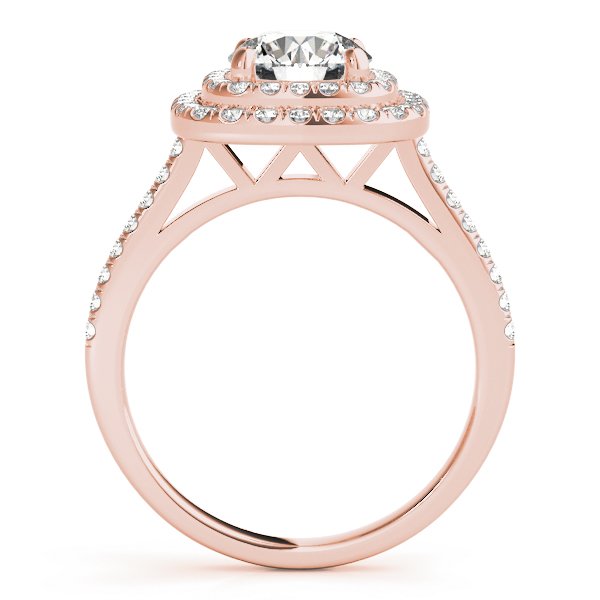 Lara Round Halo Engagement Ring