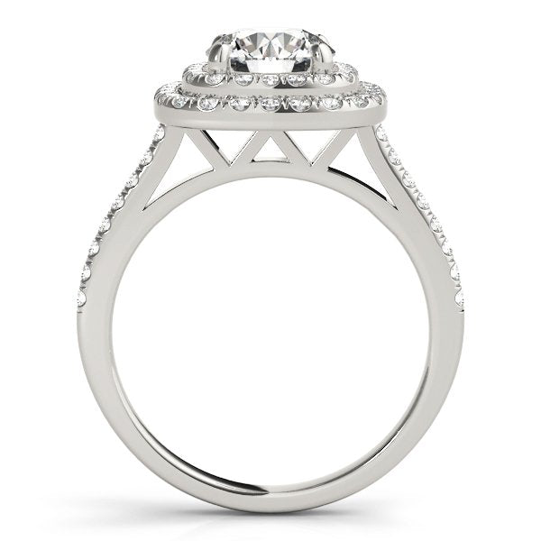 Lara Round Halo Engagement Ring