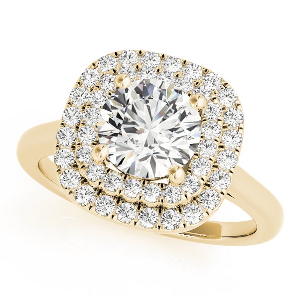 Kiara Round Halo Engagement Ring