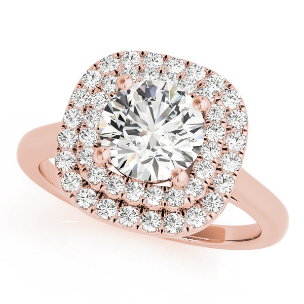 Kiara Round Halo Engagement Ring
