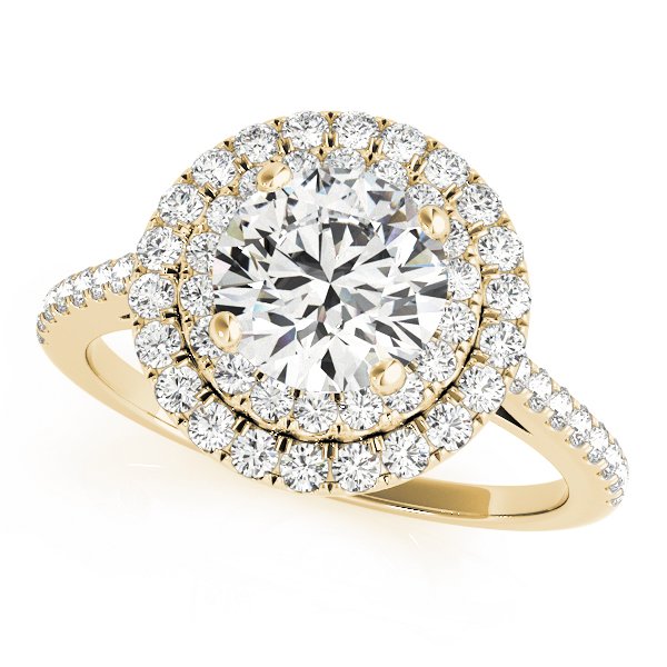 Josie Round Halo Engagement Ring