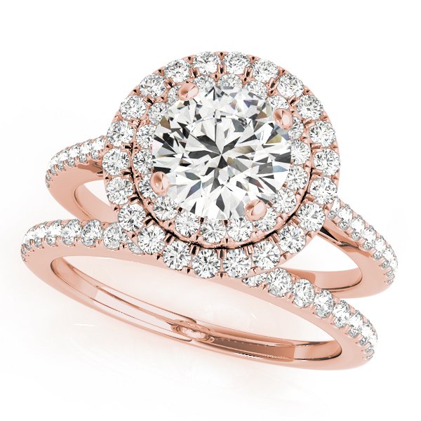 Josie Round Halo Engagement Ring