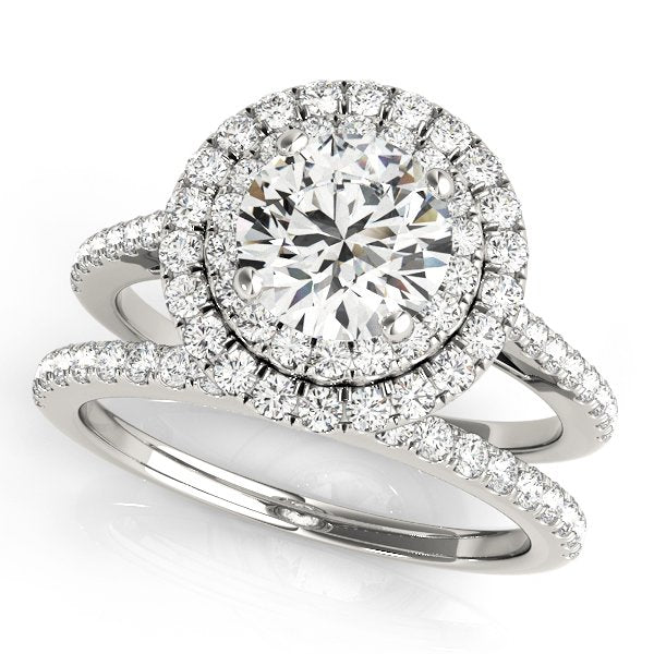 Josie Round Hidden Halo Engagement Ring