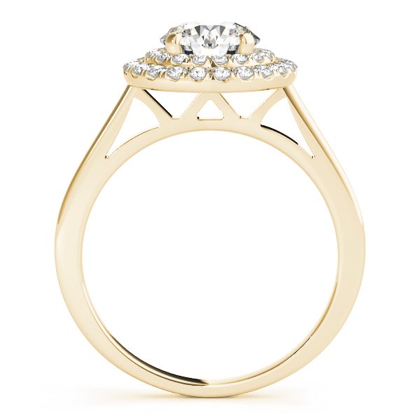 Jolie Round Halo Engagement Ring