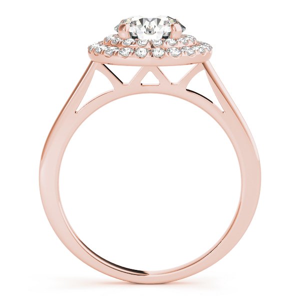 Jolie Round Halo Engagement Ring