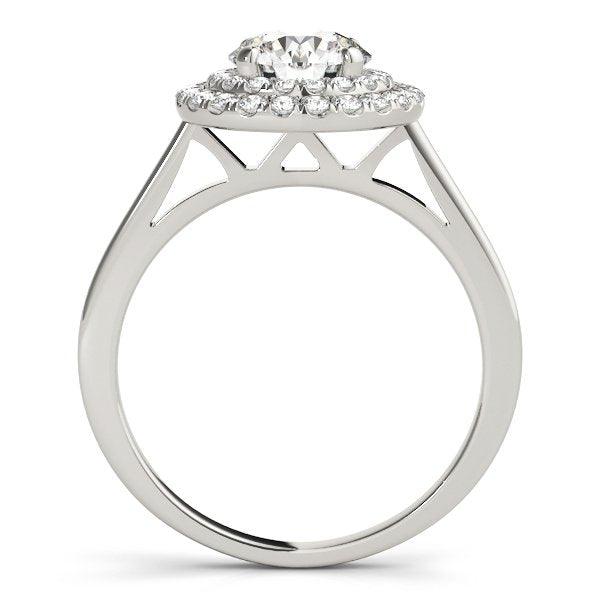 Jolie Round Halo Engagement Ring