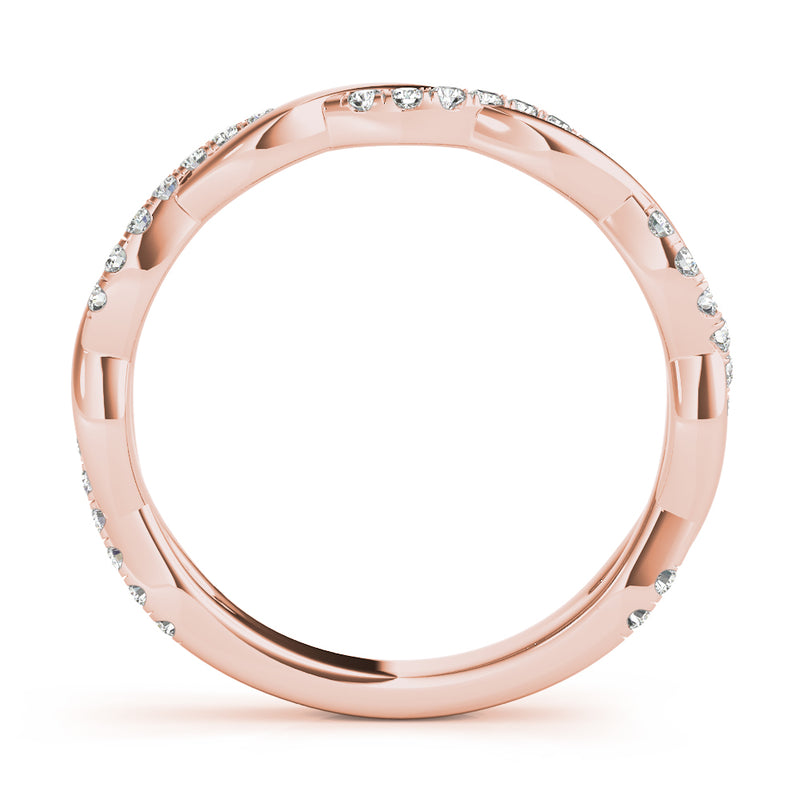 Thalie Braided Diamond Band