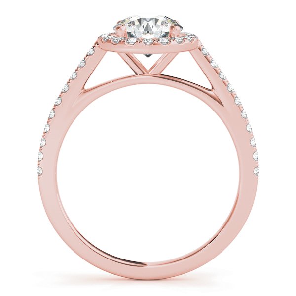Irene Round Halo Engagement Ring