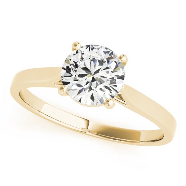 Ines Round Solitaire Engagement Ring