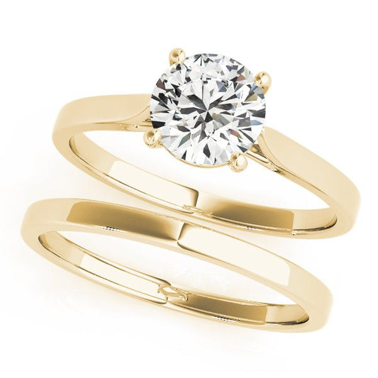 Ines Round Solitaire Engagement Ring